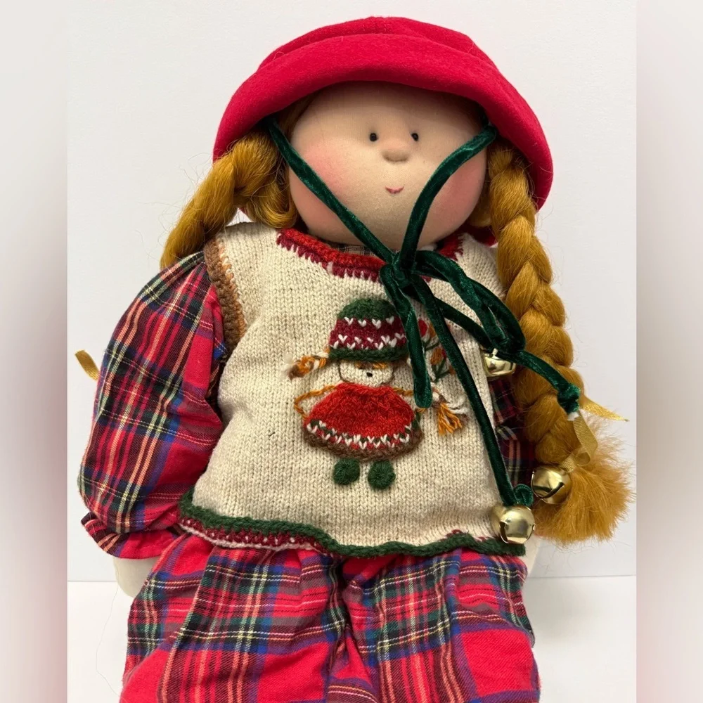 Gretchen Wilson Little Souls Doll - Plaid Red and Brown Doll with Hat